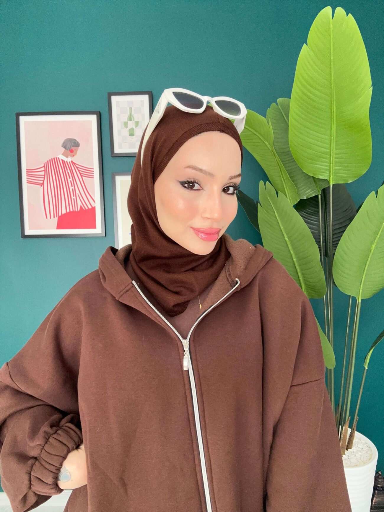 Tak Çık Triko Balaklava - 15811 - Acı Kahve - Görsel 2