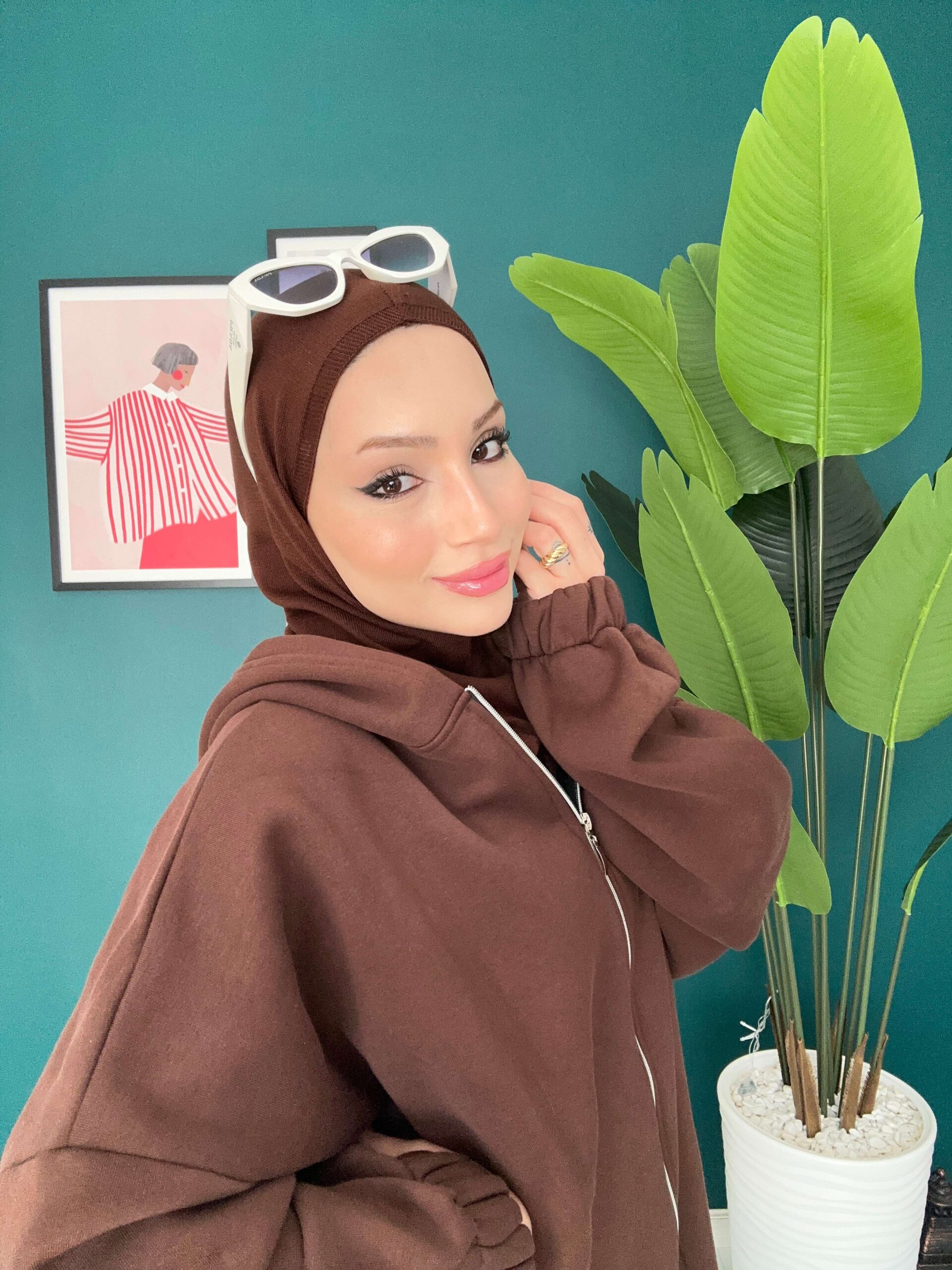 Tak Çık Triko Balaklava - 15811 - Acı Kahve - Görsel 3