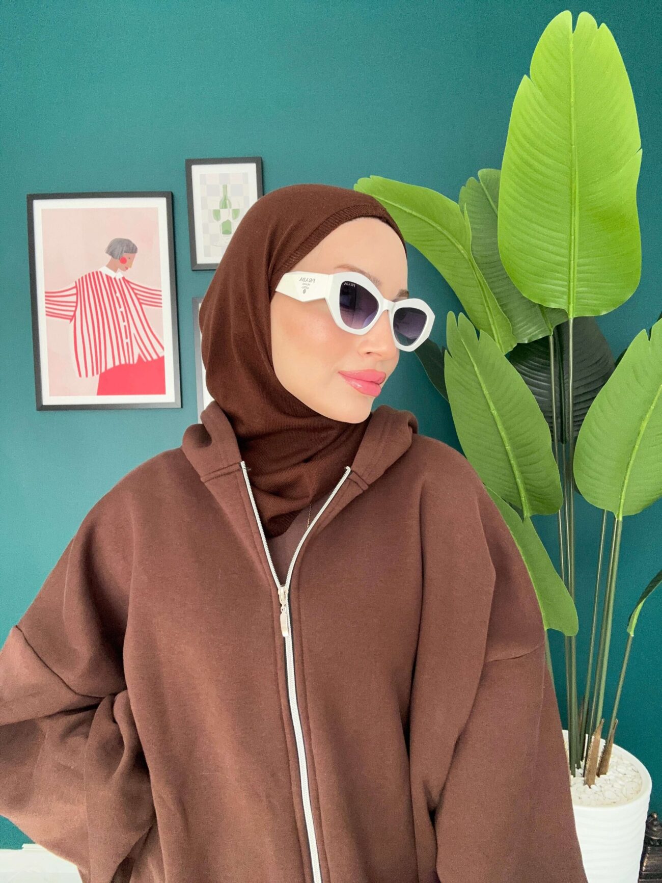 Tak Çık Triko Balaklava - 15811 - Acı Kahve - Görsel 4