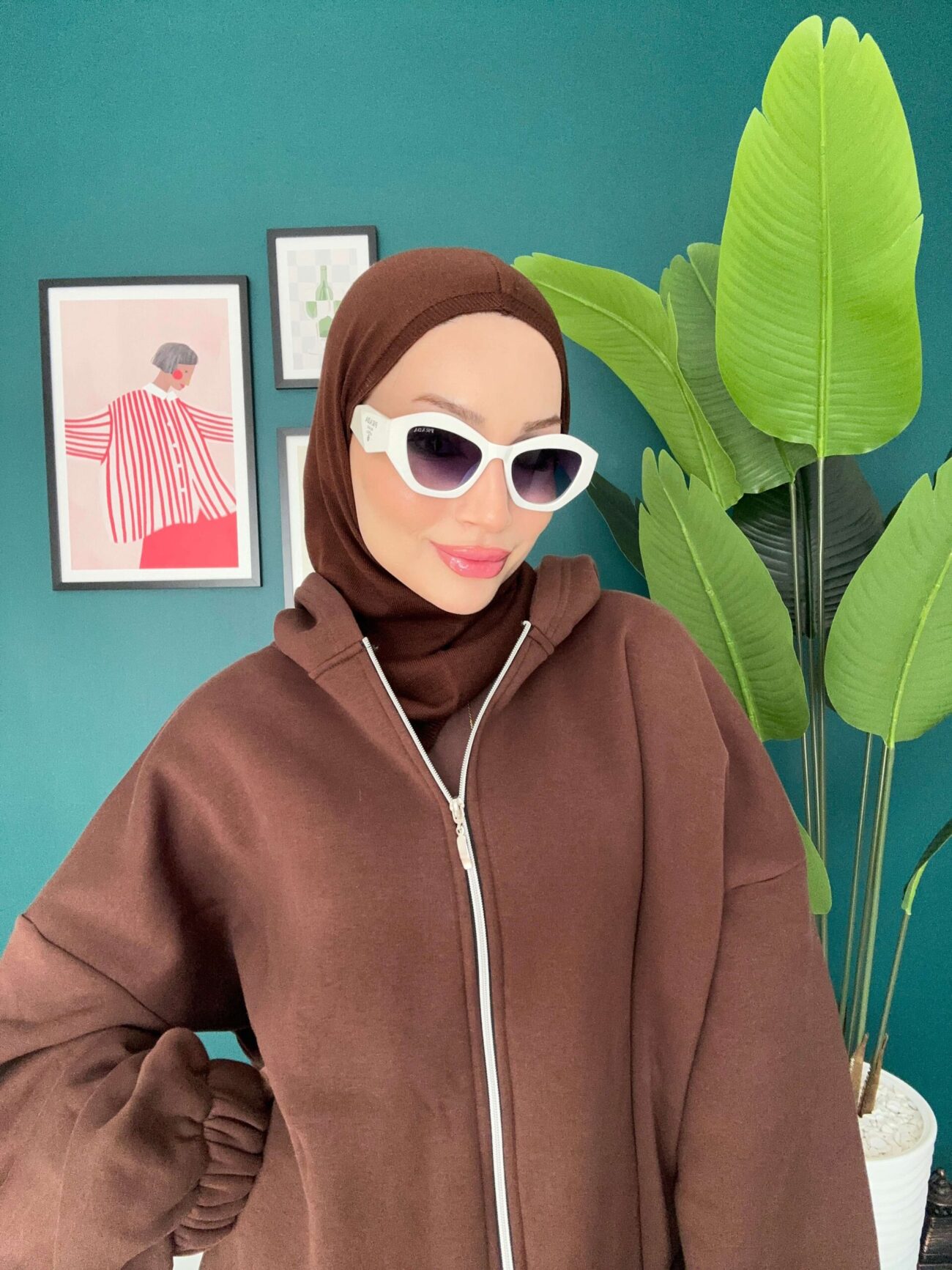 Tak Çık Triko Balaklava - 15811 - Acı Kahve - Görsel 5