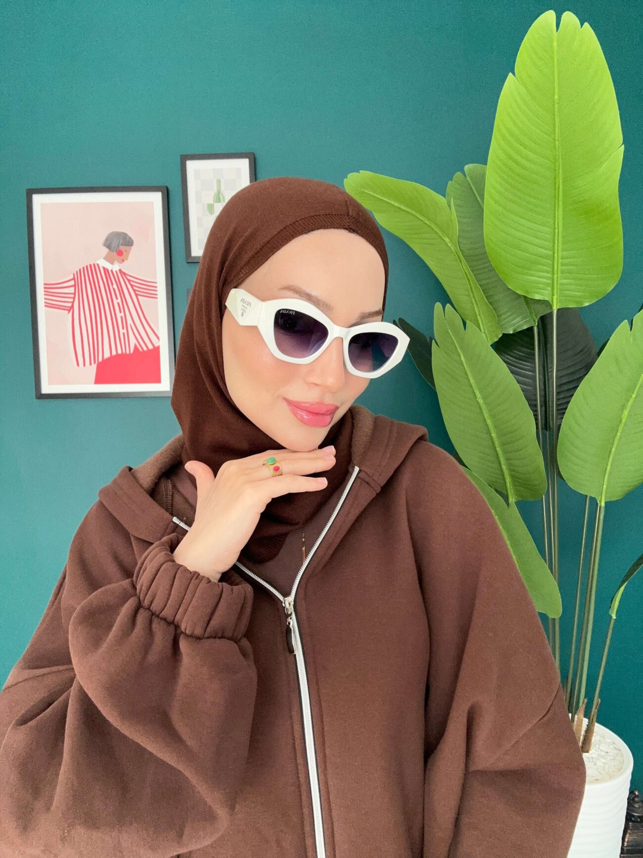 Tak Çık Triko Balaklava - 15811 - Acı Kahve - Görsel 7