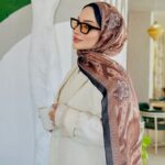 Etro Pamuk İpek Şal -987654 Karamel/Siyah