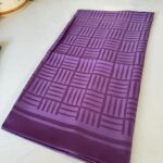 Kibrit Desen İpeksi Jakar Şal - 44511 Lila