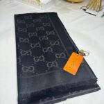 İthal G Pamuk Yün İpek Şal 49102 - Siyah