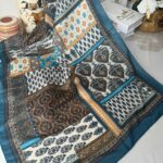 Etnik Desen Pamuk Soft Şal 83923 - Turkuaz