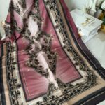 Etnik Desen Pamuk Soft Şal 83924 - Siyah