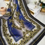 Etnik Desen Pamuk Soft Şal 83924 - Saks