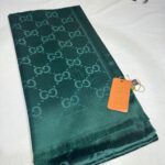 İthal G Pamuk Yün İpek Şal 49102 - Zümrüt