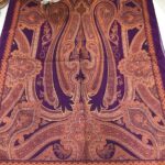 Etro Pamuk İpek Şal -987654  Mor turuncu