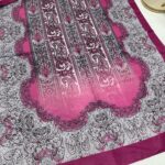 Etro Desen Pamuk İpek Şal 49733 - Şarabi