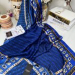 Fendi Çift Taraflı Vual İpek Şal 11143 - Saks