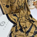 Touch İthal Pamuk İpek Şal 63454 - Gold