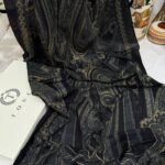 Touch İthal Pamuk İpek Şal 63454 - Siyah,Vizon