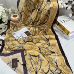 Lv Çift Taraflı İthal Vual İpel Şal 85631 - Camel