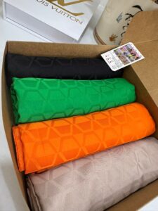 Çok İstenen 4'lü Elmas Desen Pamuk Jakar Şal