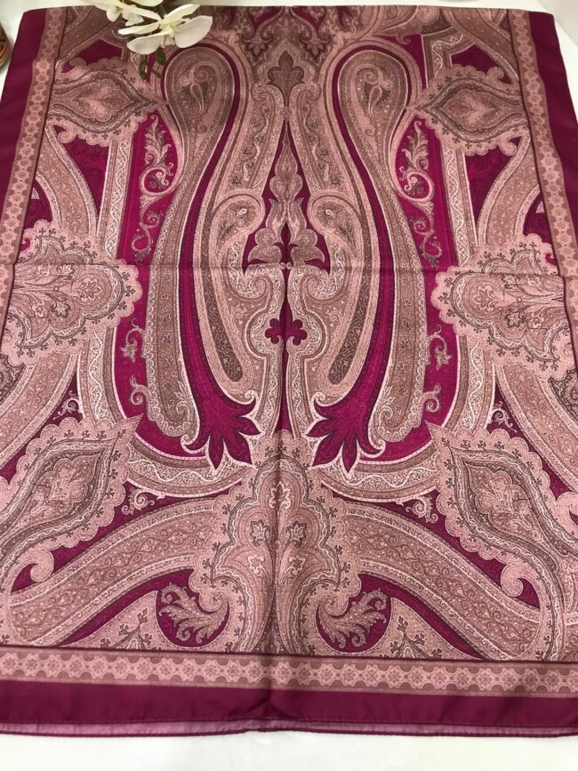 Etro Pamuk İpek Şal -987654 Şarabi vizon