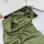 Dior Desen Pamuk İpeksi Jakar Şal 88731 - Mercan Yeşili