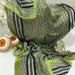 Burberry Çift Taraflı Vual İpek Şal -açık yeşil