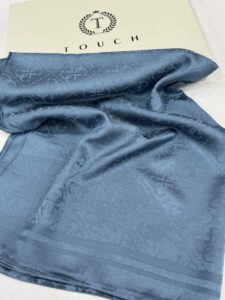 Guess Desen İpeksi Jakar Şal-75896-Açık Mavi