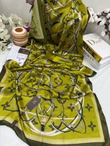 Lv Çift Taraflı İthal Vual İpel Şal 85631 - Fıstık