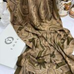 Touch İthal Pamuk İpek Şal 63454 - Haki