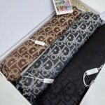 En Çok Satan 3'li Set Dior Desen Pamuk Yün İpek Şal