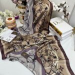 Lv Çift Taraflı İthal Vual İpel Şal 85631 - Kahve