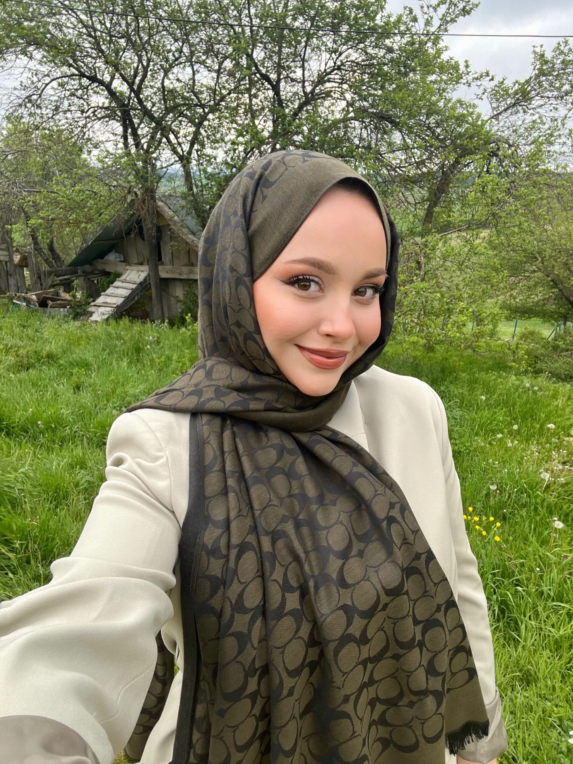 Coach İthal Pamuk Yün İpek - Haki