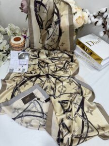 Lv Çift Taraflı İthal Vual İpel Şal 85631 - Bej