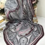 Etro Pamuk İpek Şal -987654 Bordo