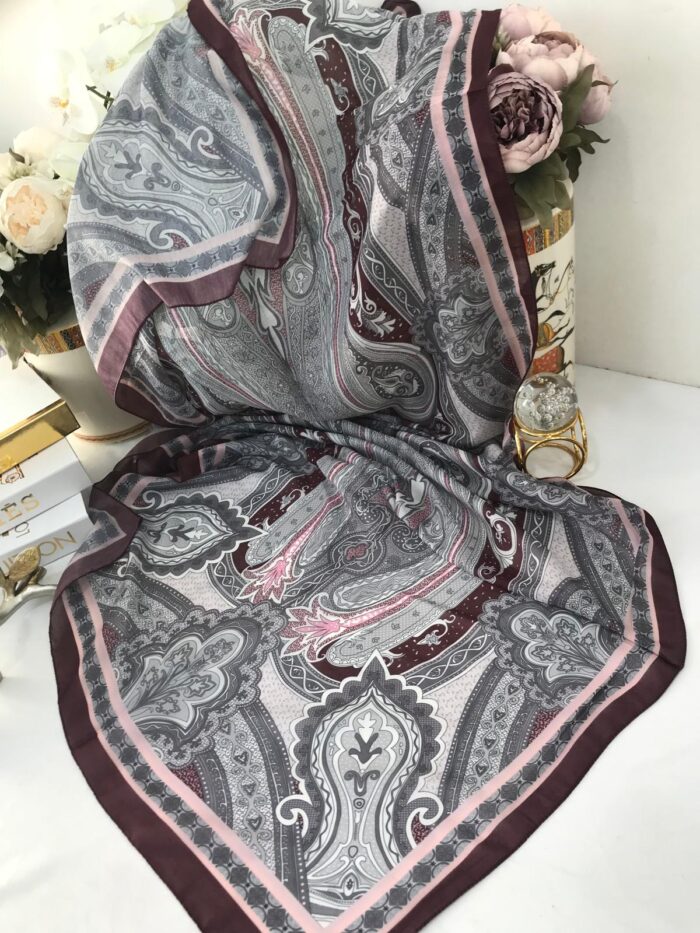 Etro Pamuk İpek Şal -987654 Bordo