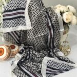 Burberry Çift Taraflı Vual İpek Şal -ekru