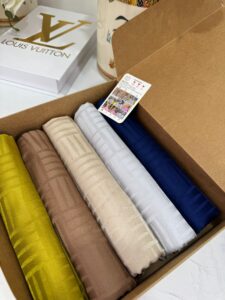 Çok İstenen 5'Li Kibrit Desen Pamuk Jakar Şal