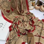 Touch İthal Pamuk İpek Şal 63454 - Kırmızı