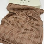 Kazayağı Desen İpeksi Jakar Şal-75312-Kahve