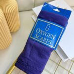 Oxygen His Serisi Pamuk Şal -  Morcivert