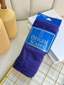 Oxygen His Serisi Pamuk Şal -  Morcivert