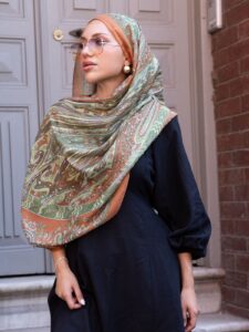 Etro Pamuk İpek Şal 52340 - soft turuncu