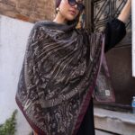 Etro Pamuk İpek Şal 52340 - Kahve