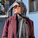 Touch İthal Pamuk İpek Şal 63454 - Siyah