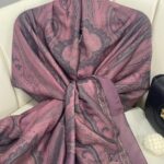 Etro Pamuk İpek Şal -987654 Açık Bordo