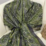 Etro Pamuk İpek Şal 52340 - Haki