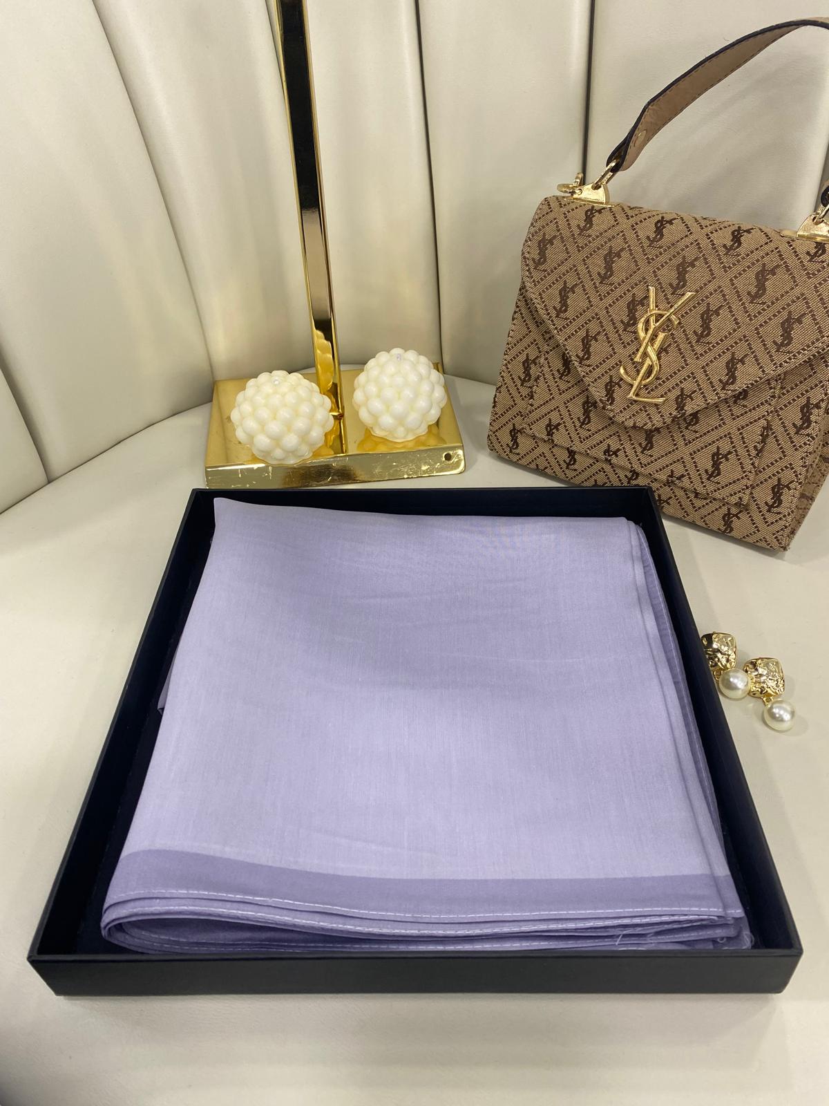 Modal Pamuk İpek Şal 55451 - leylak