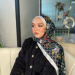 İtal Çiftaraflı vual ipek  23561 - açık krem/siyah