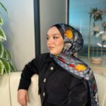 İthal Çifttaraflı vual ipek  23561 - siyah/füme