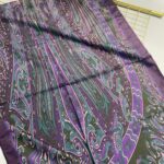 Etro Pamuk İpek Şal 52340 - Mürdüm