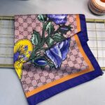 Gucci Twill İpek Şal - Vizon