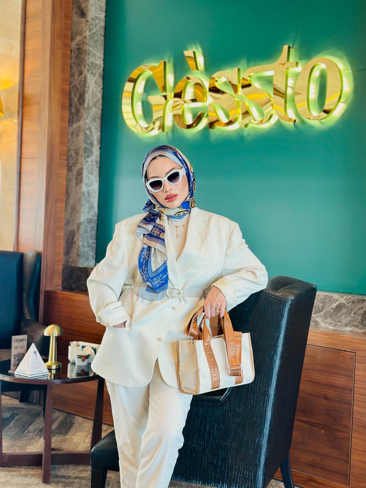 VERSACE İTHAL VUAL %100 İPEK ŞAL -78963 saks/altın