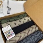 En Sevilen 5'li Çift Taraflı İpek Kaşmir Çift Taraflı Marka Şal