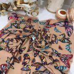 Lv Desen Twil Eşarp - Mocha